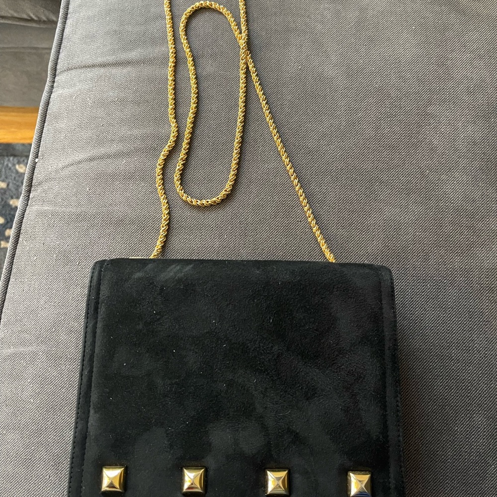Frenchy of California black suede purse - Picture 2 of 7